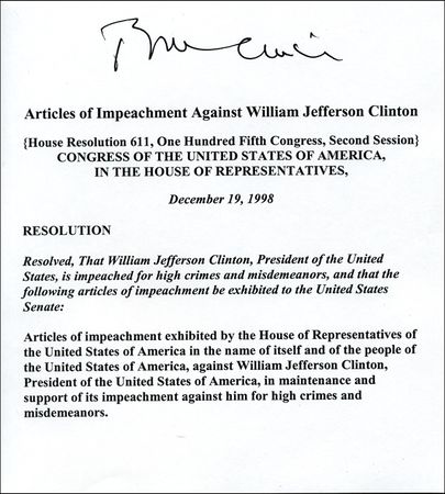 Lot #27 Bill Clinton