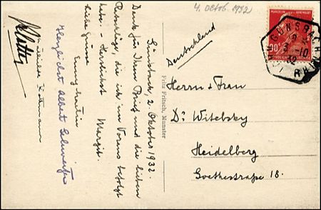 Lot #418 Albert Schweitzer - Image 1