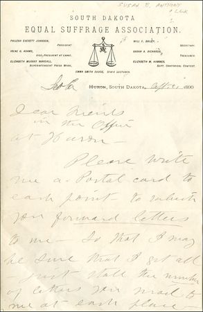 Lot #237 Susan B. Anthony - Image 1