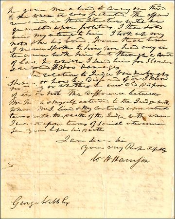 Lot #78 William Henry Harrison - Image 2