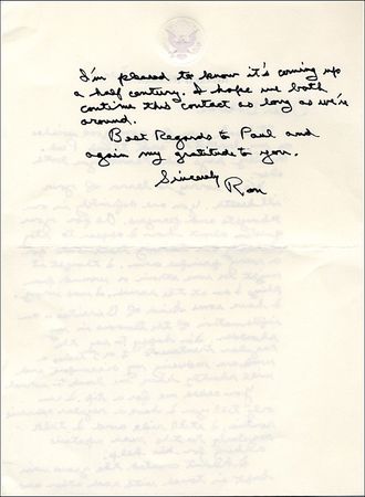 Lot #160 Ronald Reagan - Image 1