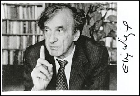 Lot #350 Judaica: Wiesenthal and Wiesel - Image 1