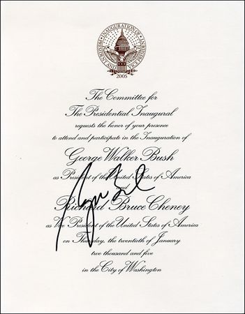 Lot #16 George W. Bush