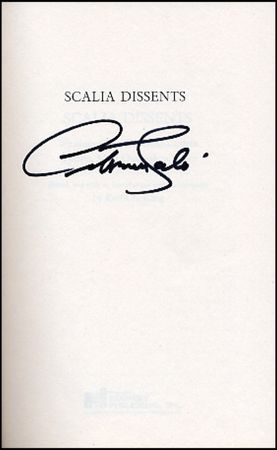 Lot #437 Supreme Court: Scalia, Antonin - Image 1