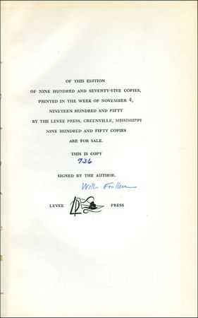 Lot #682 William Faulkner - Image 1