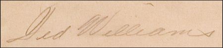 Lot #1680 Ted Williams - Image 1