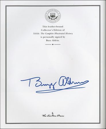 Lot #599 Buzz Aldrin - Image 1