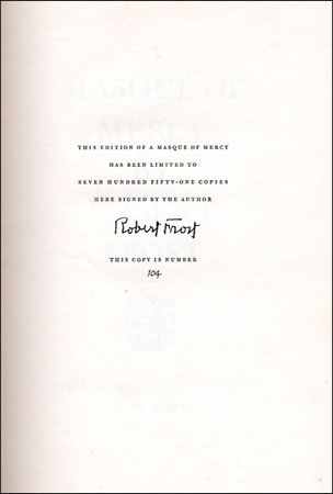 Lot #685 Robert Frost - Image 1