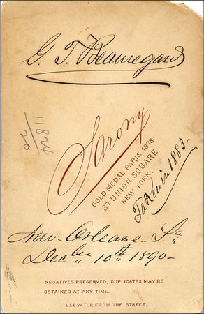 Lot #464 Pierre G. T. Beauregard - Image 1