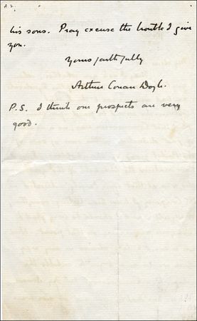 Lot #681 Arthur Conan Doyle - Image 2