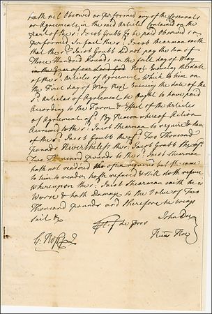 Lot #292 Declaration of Independence: Ross, George - Image 3