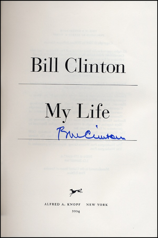 Lot 30 Bill Clinton