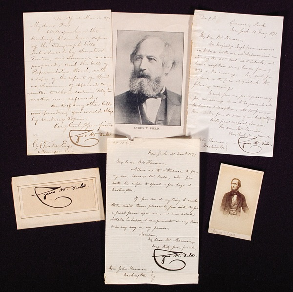Lot 313 Cyrus W. Field