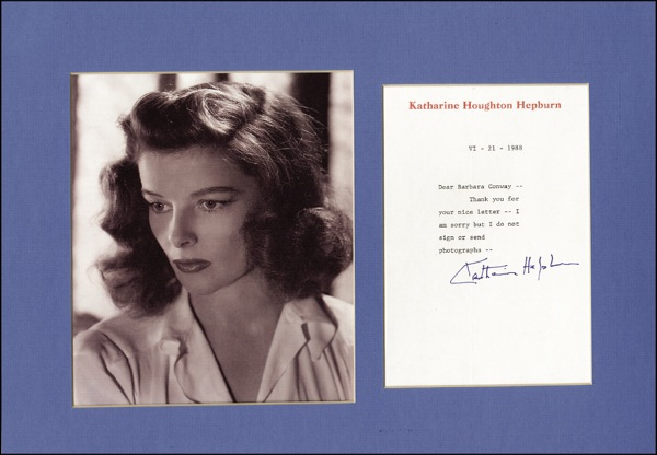 Lot 1079 Katharine Hepburn