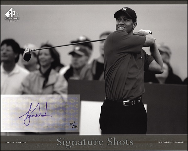 Lot 1644 Tiger Woods