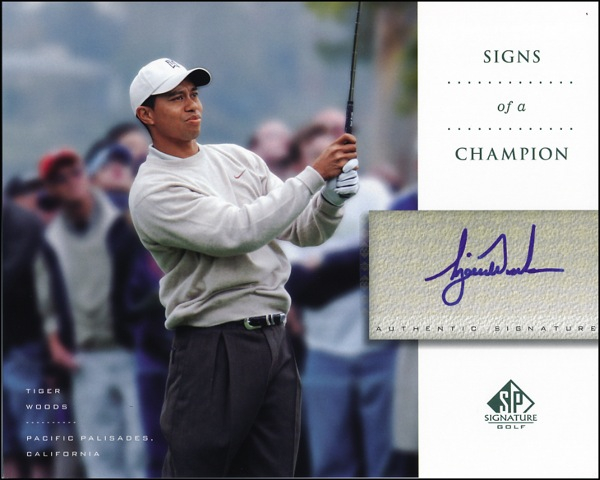 Lot 1645 Tiger Woods