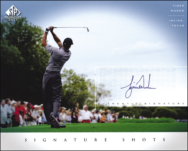 Lot 1646 Tiger Woods