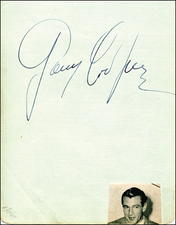 Lot 997 Gary Cooper
