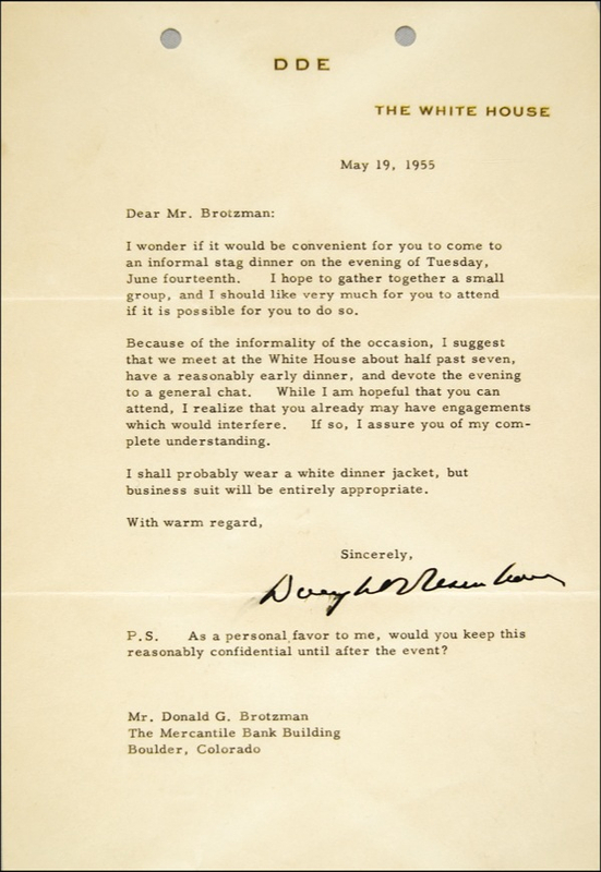 Lot 46 Dwight D. Eisenhower