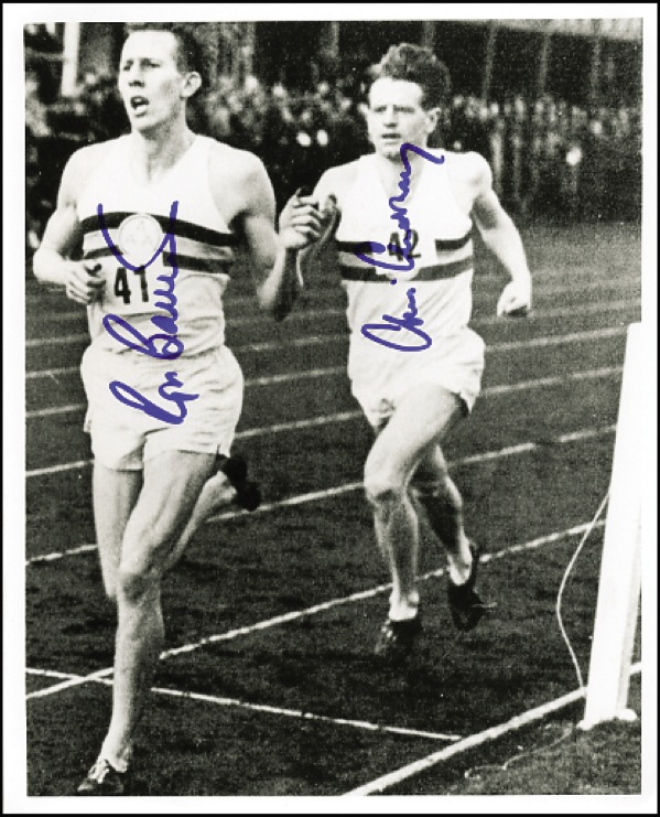 Lot 1338 Roger Bannister and Christopher Chataway