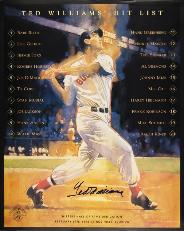 Lot 1630 Ted Williams