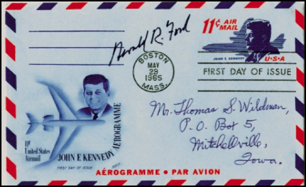 Lot 10 George Bush and Gerald Ford