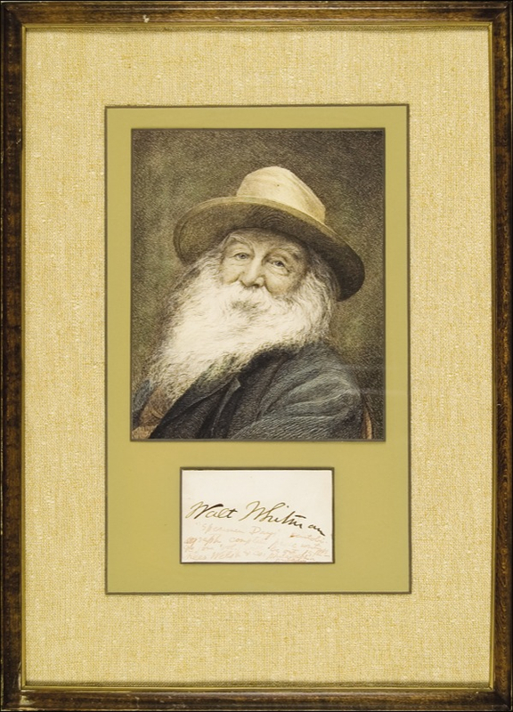 Lot 673 Walt Whitman