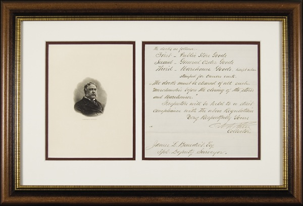 Lot 6 Chester A. Arthur