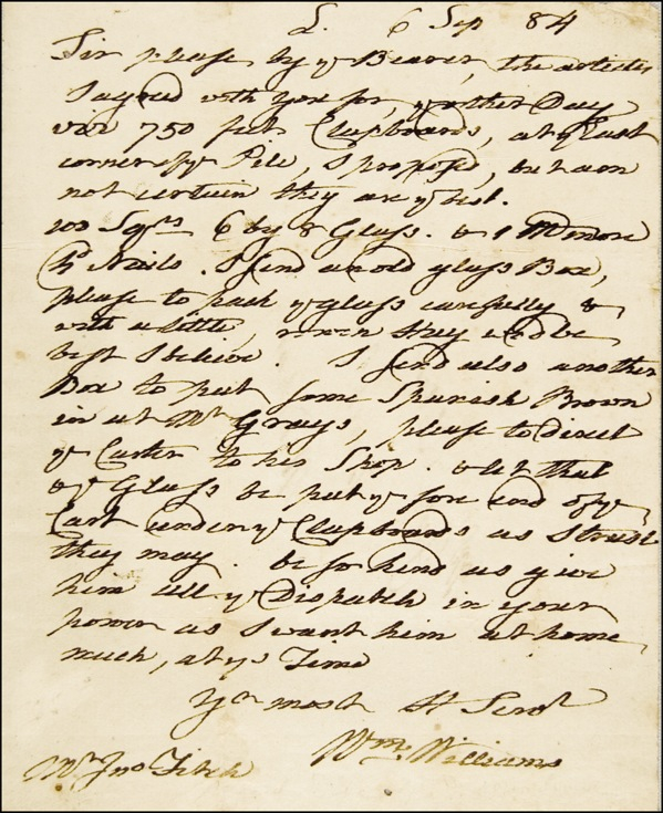 Lot 296 Declaration of Independence: Williams, William