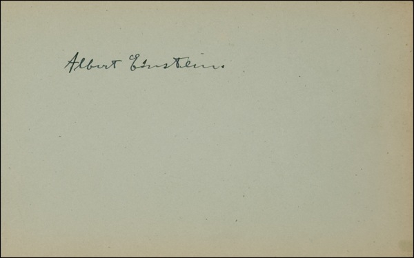 Lot 304 Albert Einstein