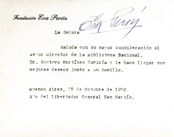 Lot 393 Eva Peron