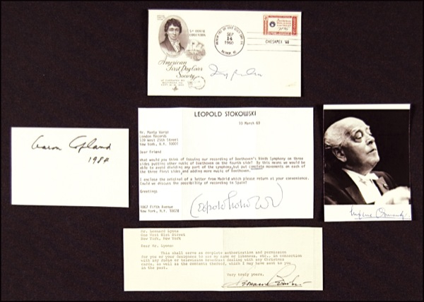 Lot 752 Composers and Conductors