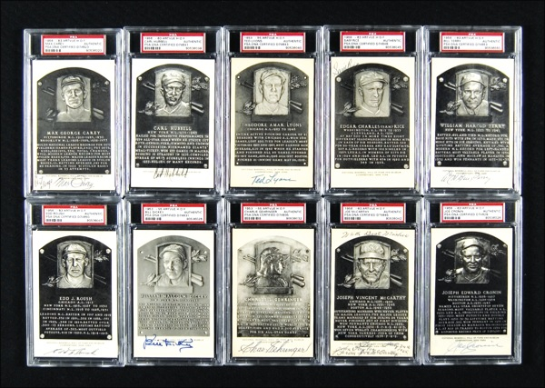 Lot 1353 Baseball Hall of Famers