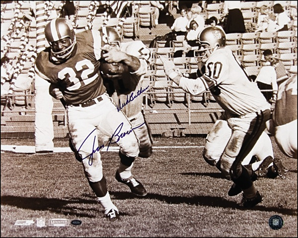 Lot 1397 Jim Brown and Dick Butkus