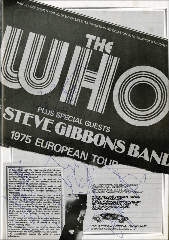 Lot 894 The Who