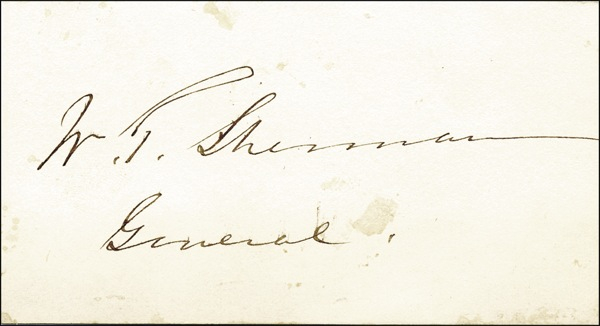 Lot 521 William T. Sherman