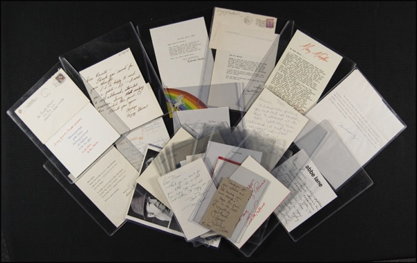 Lot 988 Celebrity Correspondence