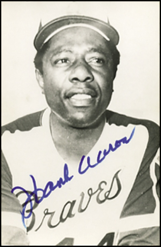 Lot 1321 Hank Aaron