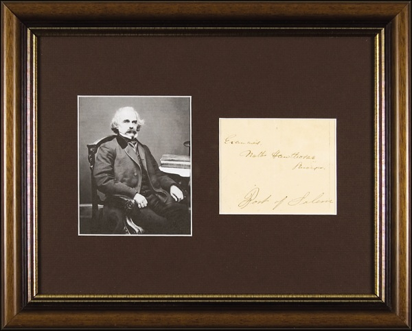 Lot 628 Nathaniel Hawthorne