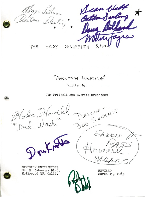 Lot 916 Andy Griffith Show