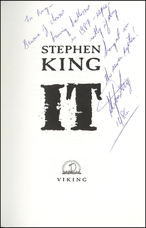 Lot 632 Stephen King