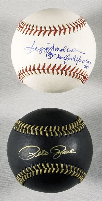 Lot 1477 Reggie Jackson and Pete Rose