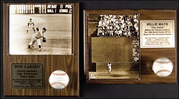 Lot 1495 Don Larsen and Willie Mays