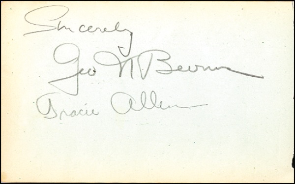Lot 1292 Vintage Signatures