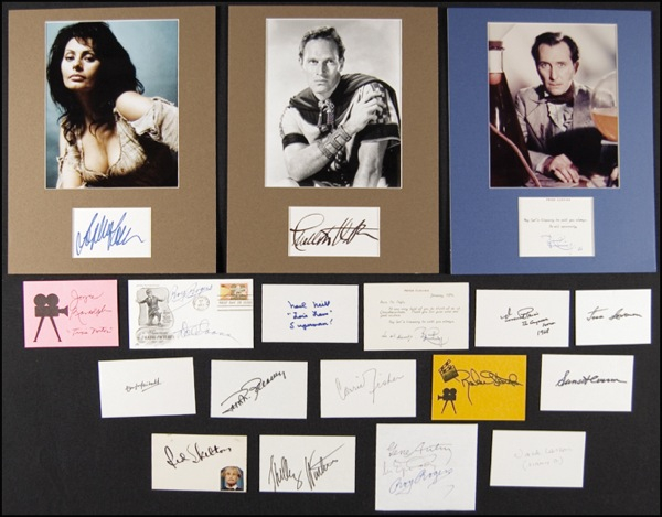Lot 905 Actors and Actresses