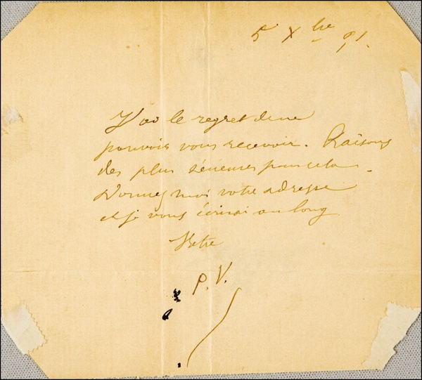 Lot 665 Paul Verlaine