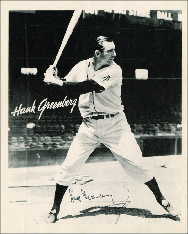 Lot 1452 Hank Greenberg