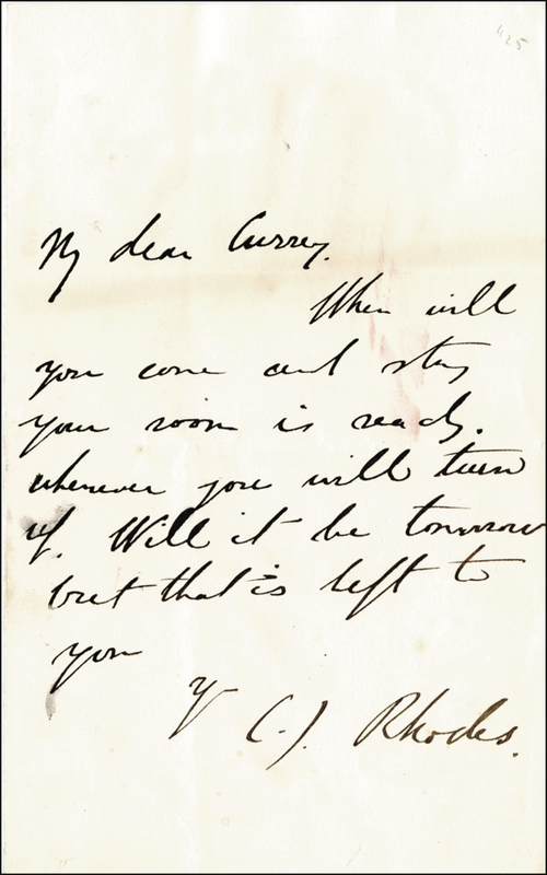 Lot 401 Cecil Rhodes