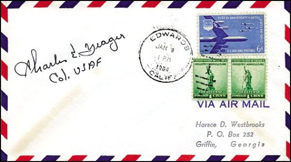 Lot 594 Chuck Yeager and Joe Walker
