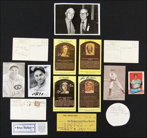 Lot 1354 Baseball Hall of Famers